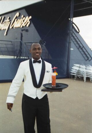 Drinking on board of the Mercury 1998 -Sailing away